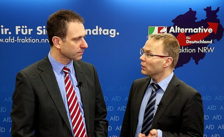 MdL Christian Loose und Dr. Christian Blex im Klima-Dialog